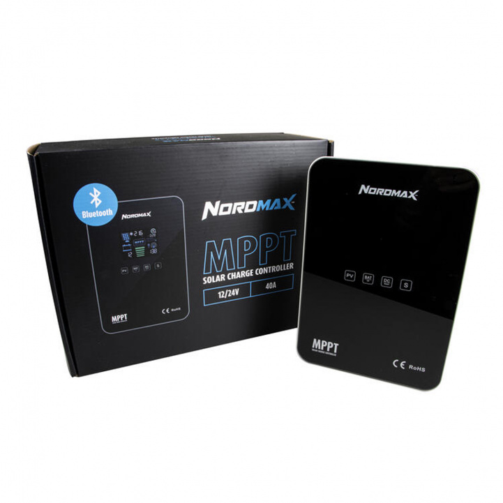 Nordmax MPPT Regulator 40A i gruppen Campingvogn & Bobilt / Elektronikk / Solpaneler / Solcelleregulatorer / MPPT hos Campmarket (81467)