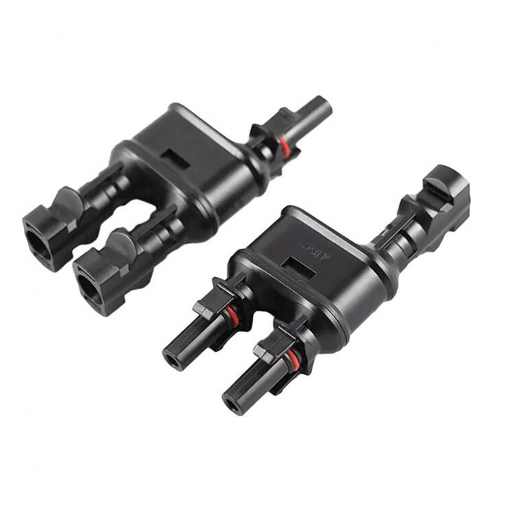 Nordmax MC4-kontakt Y-adapter i gruppen Campingvogn & Bobilt / Elektronikk / Solpaneler / Tilbehør hos Campmarket (81478)