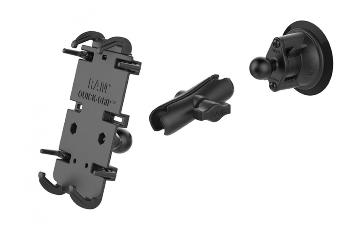 RAM Mounts Quick-Grip XL Telefonholder med sugekopp i gruppen Annet / Tilbehør til telefon og nettbrett hos Campmarket (81605)