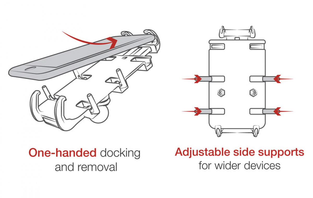 RAM Mounts Quick-Grip XL Telefonholder med sugekopp i gruppen Annet / Tilbehør til telefon og nettbrett hos Campmarket (81605)