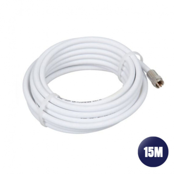 Antennkabel (Lavtapsskabel) med SMA-kontakter – 15m i gruppen Campingvogn & Bobilt / Elektronikk / TV, Bilde & Lyd / TV / Tv-antennar hos Campmarket (81606)