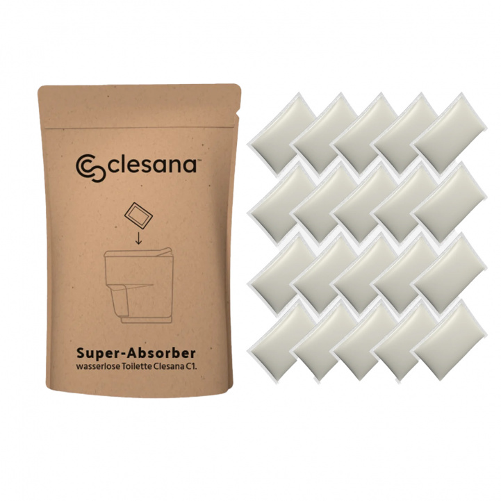 Clesana Absorber i gruppen Vann & Sanitær / Toalett / Campingtoalett / Tilbehør til campingtoaletter hos Campmarket (81758)