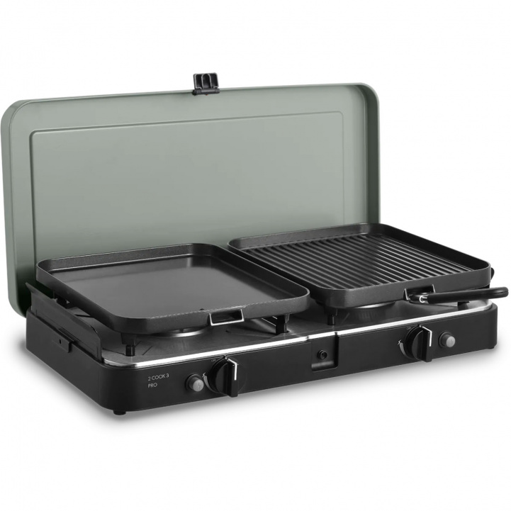 Cadac Gasskjøkken 2-cook 3 Pro Deluxe i gruppen Husholdning & Kjøkken / Kjøkkenapparater / Gasskomfyr hos Campmarket (81845)