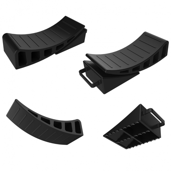 Avrettingskilesett Bøyd i gruppen Campingvogn & Bobilt / Chassis / Nivåklosser hos Campmarket (82029)