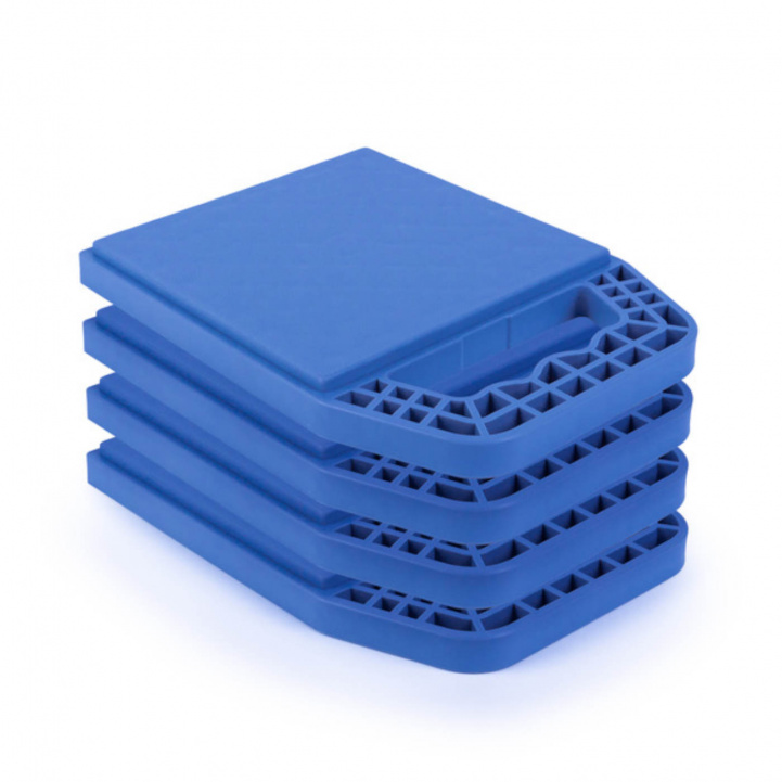 Carbest Underlagsplater med Håndtak 4-pakning i gruppen Campingvogn & Bobilt / Chassis / Støttehjul hos Campmarket (82281)