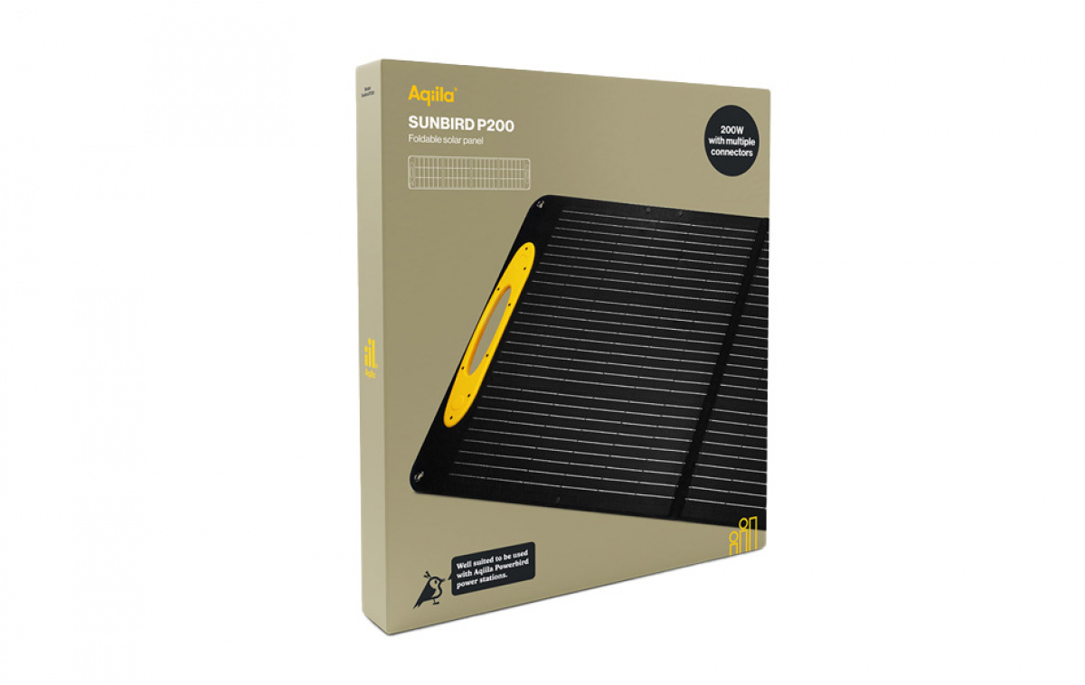 Aqiila 200W Solcellepanel Portabel i gruppen Campingvogn & Bobilt / Elektronikk / Solpaneler hos Campmarket (82316)
