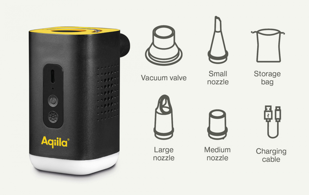 Aqiila Airbird 2 pumpe 3-i-1 i gruppen Annet / For Bilen hos Campmarket (82317)