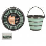 Sammenleggbar Silikonbøtte 10 l Blandede Farger