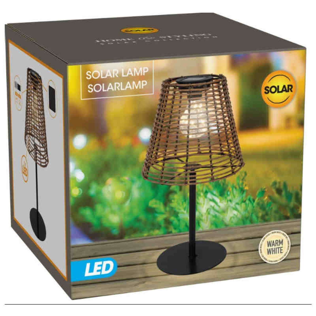 Solcellelampe i Metall i gruppen Hjem & Innredning / Belysning & Lykter hos Campmarket (82326)