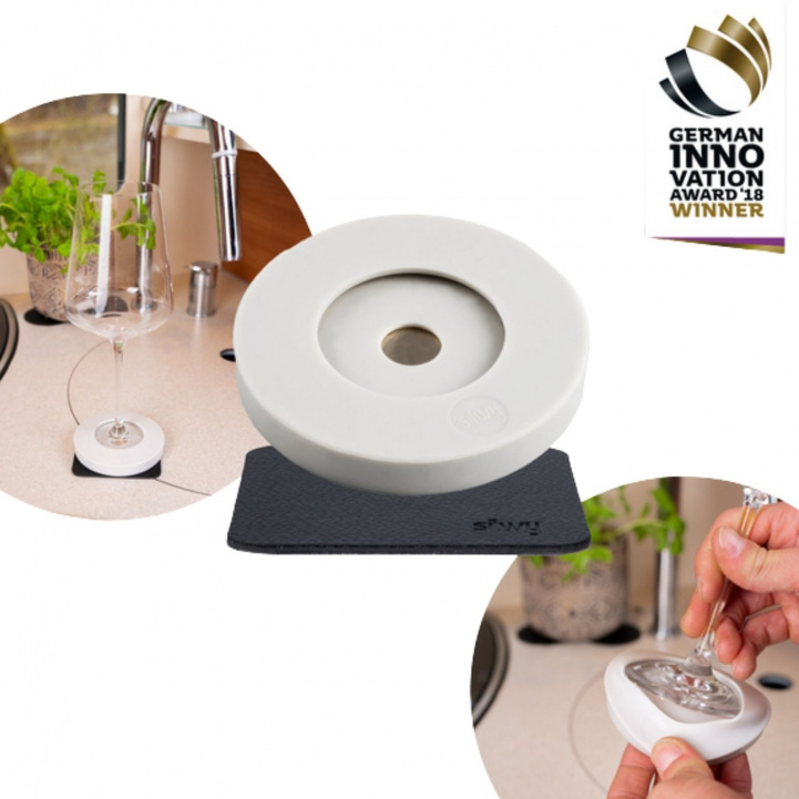 Silwy Glassfotdeksel Magnet i gruppen Husholdning & Kjøkken / Glass & Krus / Vinglass hos Campmarket (82355)