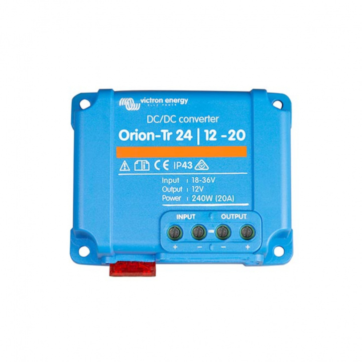 Victron DC/DC-omformer Victron Orion-Tr 24/12-20 (240 W) i gruppen Campingvogn & Bobilt / Elektronikk / Batterier & Omformere / Inverter & Omformer / Omformer 24V Til 12V hos Campmarket (82366)