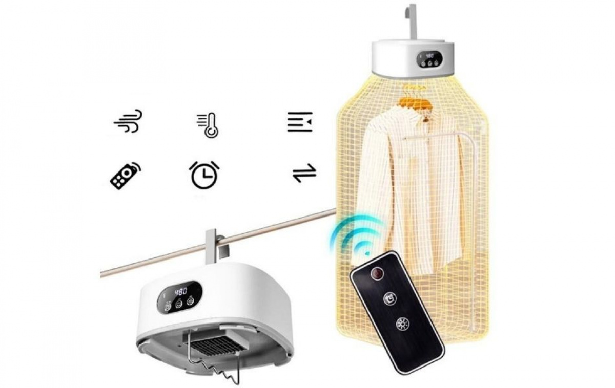 Smart Living Bærbart Tørkeskap i gruppen Husholdning & Kjøkken / Vask, Rengjøring & Oppvask / Tørkestativer hos Campmarket (82754)