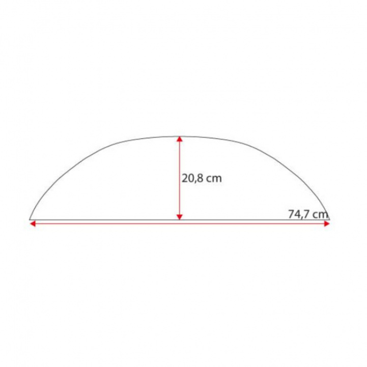 Isabella Hjulhuskjole Enkel Hobby 2022- i gruppen Fortelt & Markiser / Tilbehør-Deler / Fikstykket & Kåper / Hjulhuskapper hos Campmarket (82771)