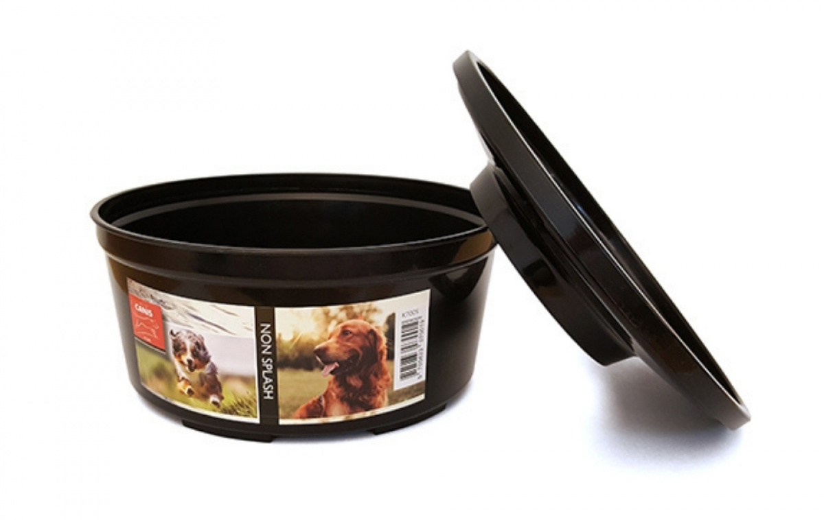 Canis Non-splash Skål Svart Active i gruppen Annet / For kjæledyrene hos Campmarket (82850)