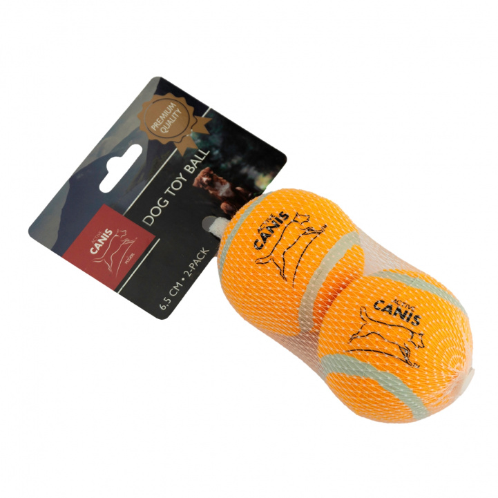 Canis Tennisball 2-pack Active i gruppen Annet / For kjæledyrene hos Campmarket (82863)