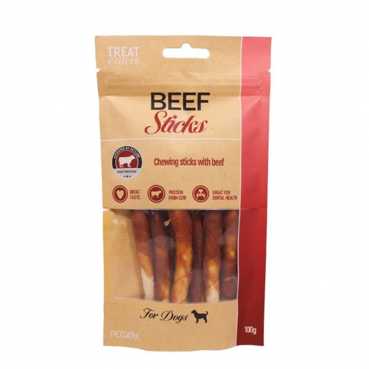 Beef Sticks 100 g i gruppen Annet / For kjæledyrene hos Campmarket (82873)