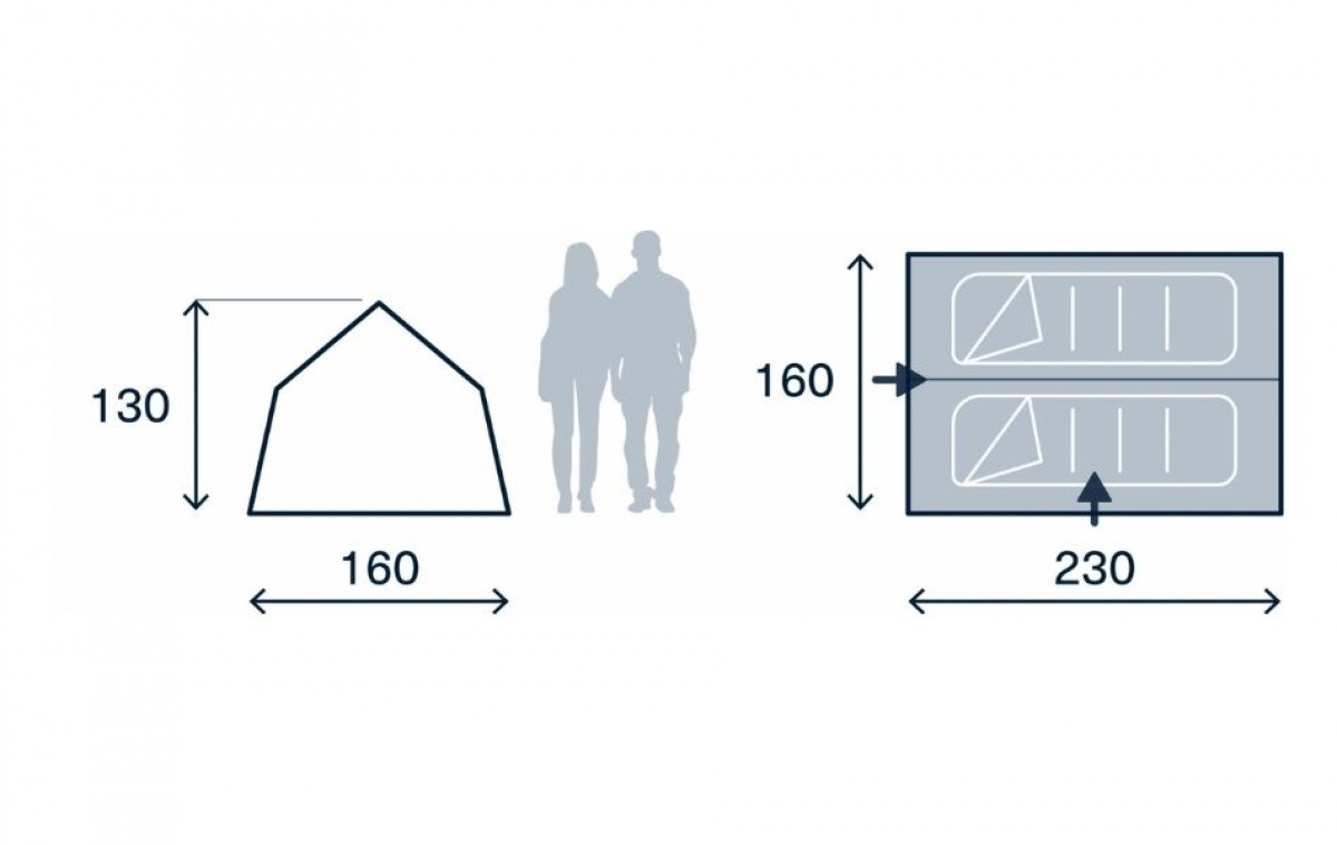 Kampa Stargazer 02 i gruppen Utendørs / Campingtelt hos Campmarket (82927)