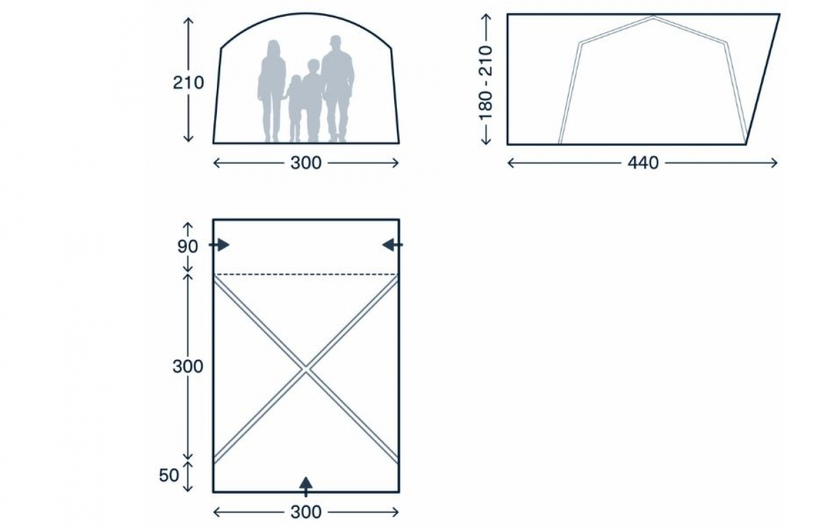 Kampa Roam DA Low i gruppen Campingvogn & Bobilt / Van & Plåtbiter / Fortelt Van hos Campmarket (83019)