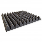 Pyramide lydabsorbent akustikkpanel 49 x 49 cm x 6,5 cm