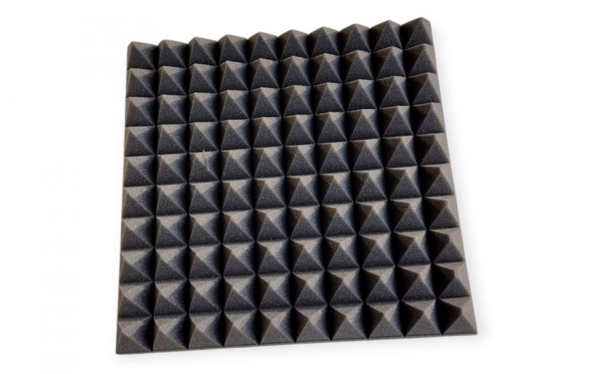 Pyramide lydabsorbent akustikkpanel 49 x 49 cm x 6,5 cm i gruppen Campingvogn & Bobilt / Karosseri / Byggemateriale hos Campmarket (83056)