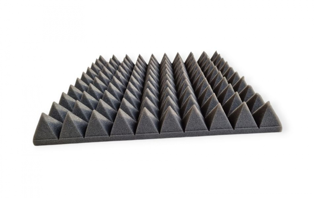 Pyramide lydabsorbent akustikkpanel 49 x 49 cm x 6,5 cm i gruppen Campingvogn & Bobilt / Karosseri / Byggemateriale hos Campmarket (83056)