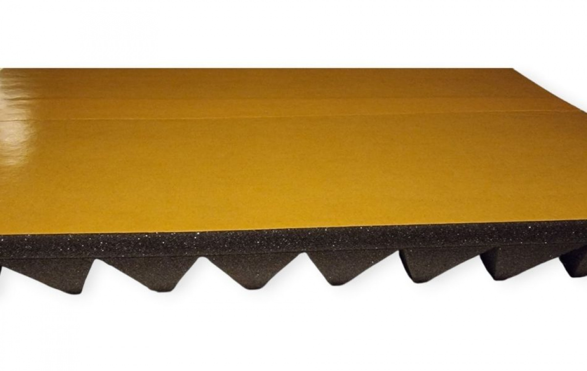 Pyramide lydabsorbent akustikkpanel 49 x 49 cm x 6,5 cm i gruppen Campingvogn & Bobilt / Karosseri / Byggemateriale hos Campmarket (83056)