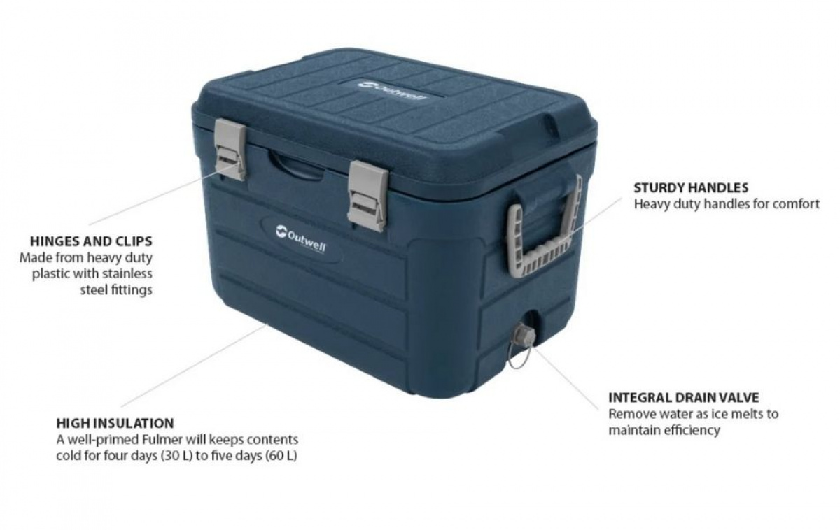 Outwell Kjøleboks Fulmar 30 L i gruppen Campingvogn & Bobilt / Varme, Kulde & Ventilasjon / Kjøleskap & Kjølebokser / Kjølebokser hos Campmarket (83158)