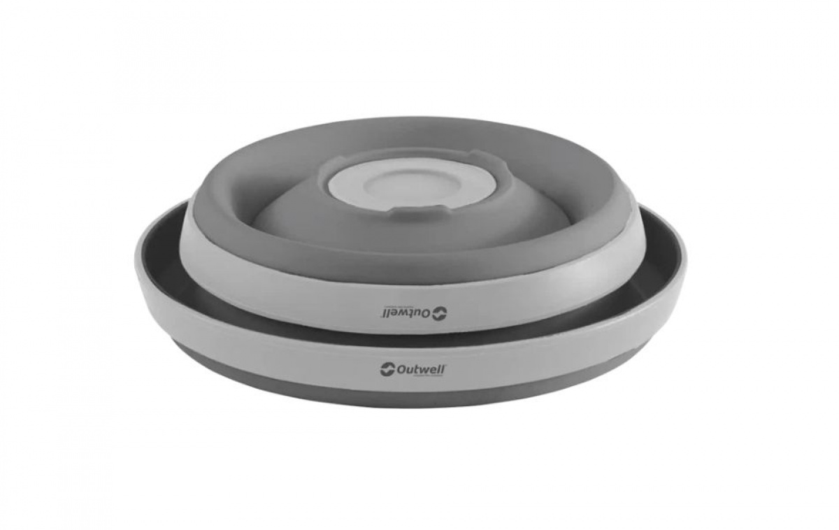 Outwell Skålsett Sammenleggbart Grey Mist i gruppen Husholdning & Kjøkken / Servering / Skåler hos Campmarket (83181)