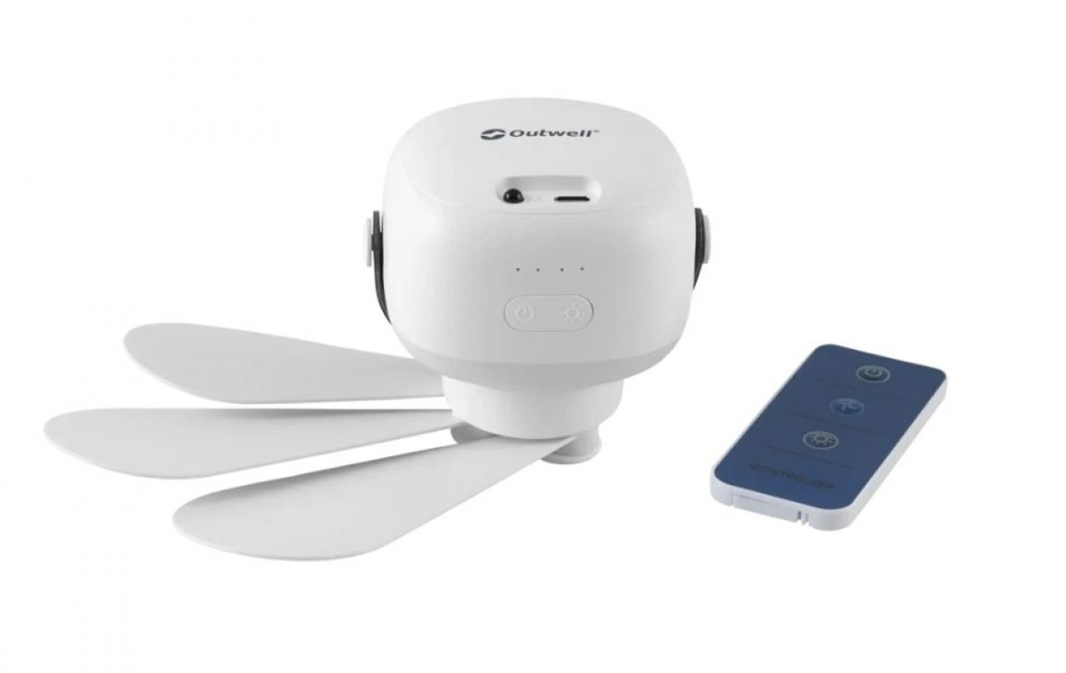 Outwell Vifte Oppladbar Aurelios i gruppen Campingvogn & Bobilt / Varme, Kulde & Ventilasjon / Vifter & Peiser hos Campmarket (83187)