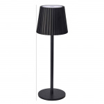 Bordlampe Svart Oppladbar