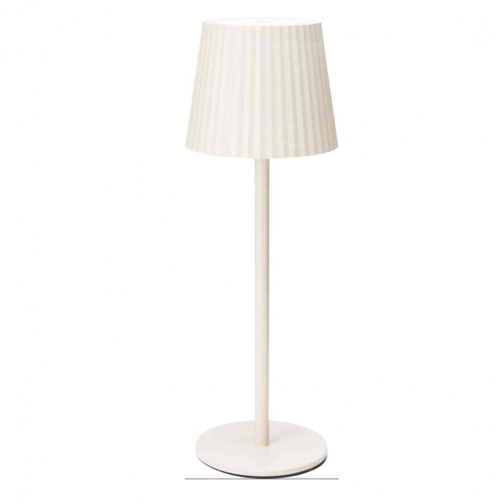 Bordlampe Krem Oppladbar i gruppen Hjem & Innredning / Belysning & Lykter hos Campmarket (83229)