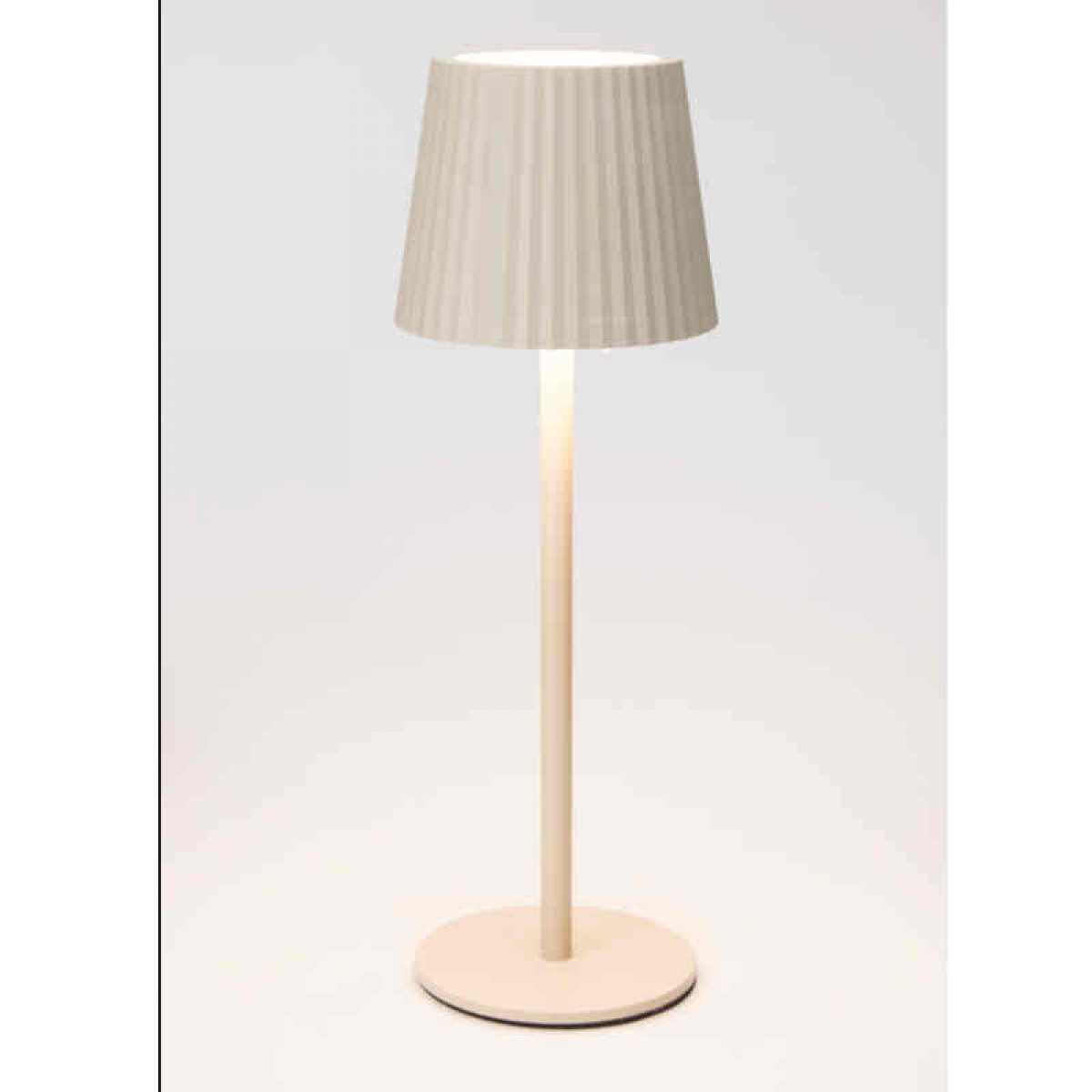 Bordlampe Krem Oppladbar i gruppen Hjem & Innredning / Belysning & Lykter hos Campmarket (83229)