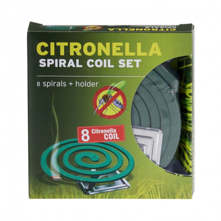 Citronella Myggspiral 8stk i gruppen Vann & Sanitær / Skadedyrbekjempelse hos Campmarket (83250)