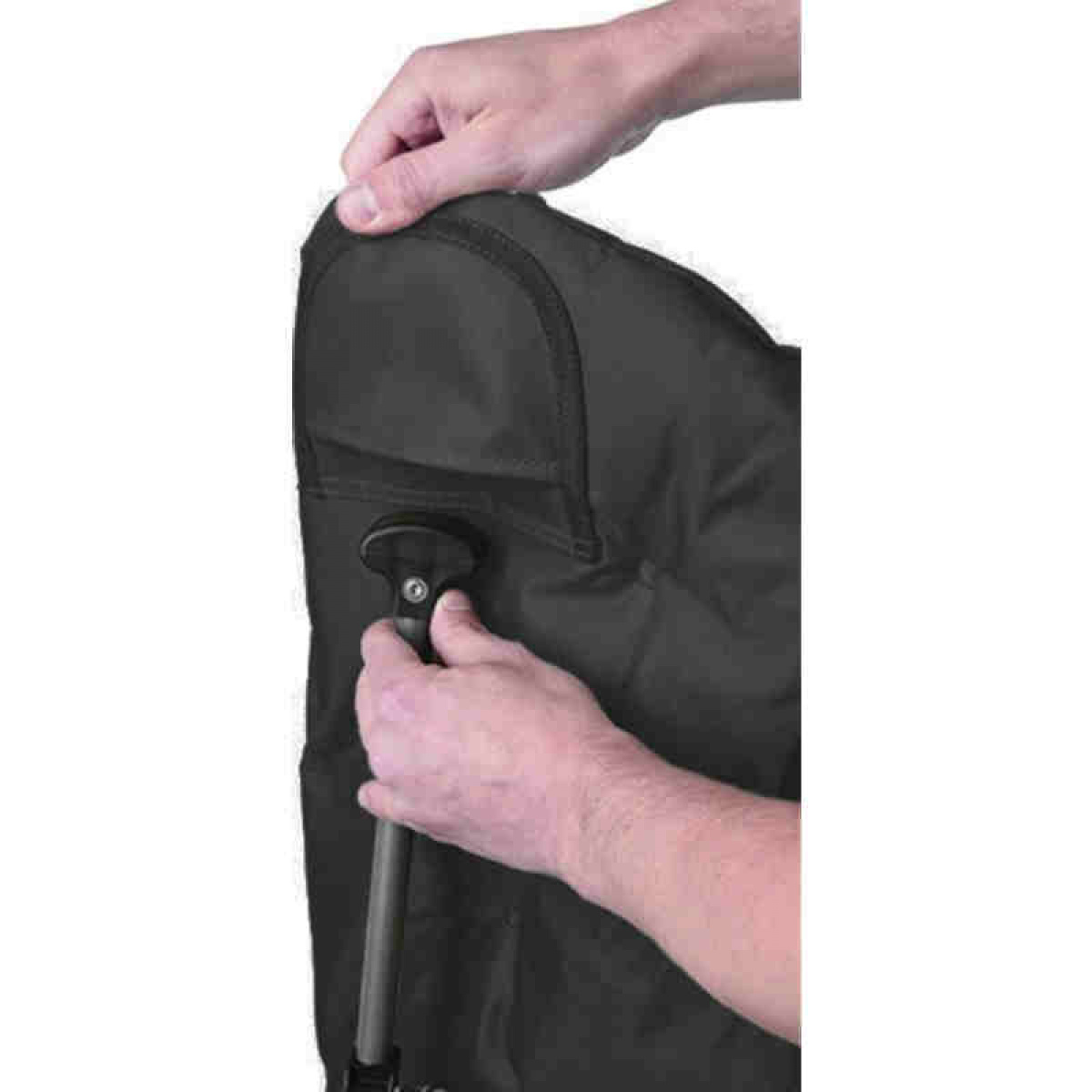 Campingstol Svart med Polstring i gruppen Campingmøbler / Campingstoler / Øvrige Stoler hos Campmarket (83336)