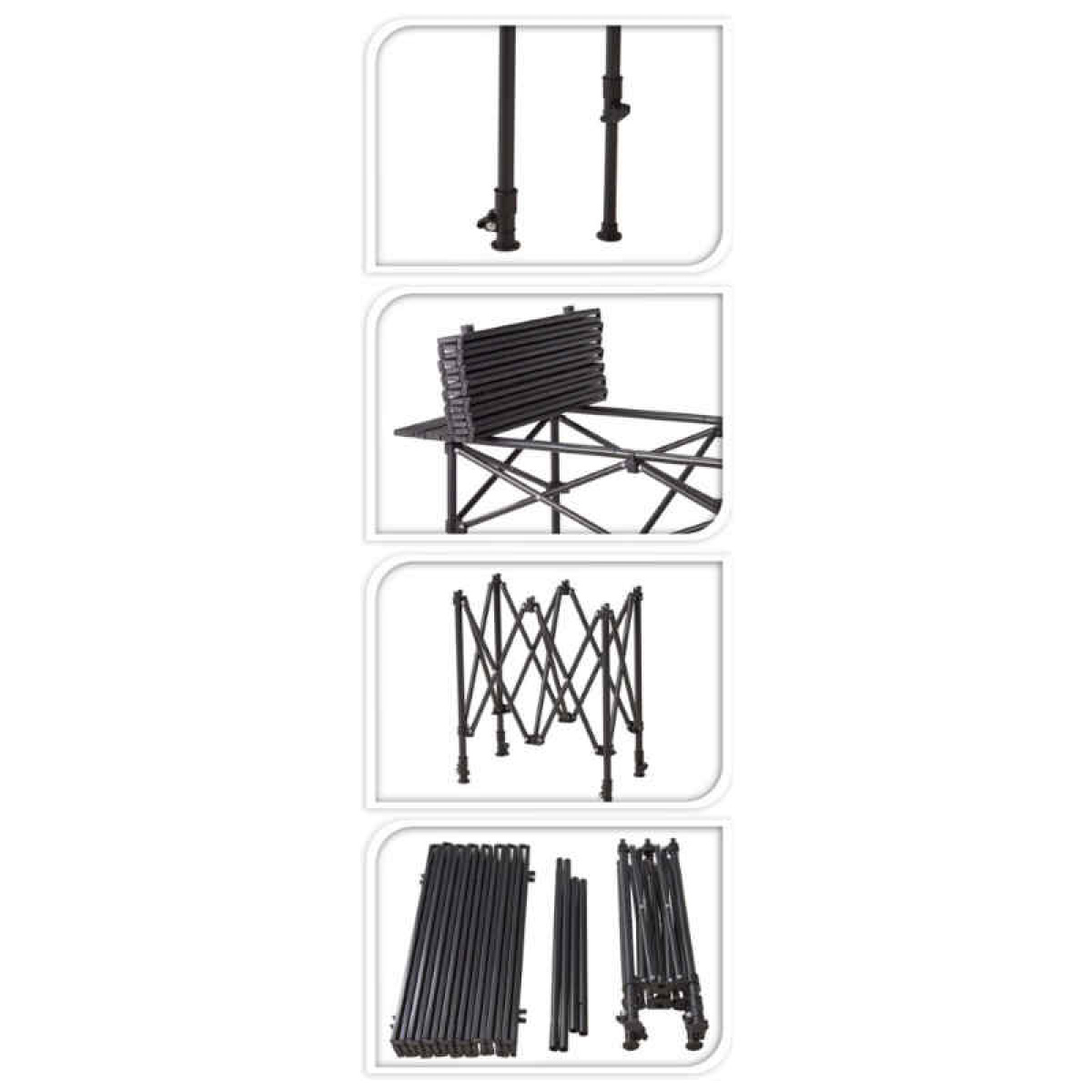 Campingbord 95x55cm Høyde 50-80cm i gruppen Campingmøbler / Campingbord hos Campmarket (83366)