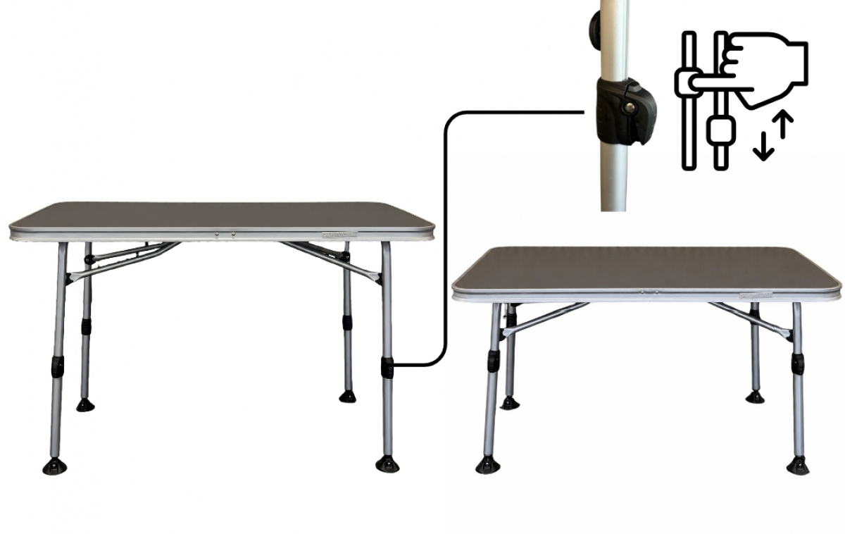 Campingbord 115×70 Halvard Sammenleggbart i gruppen Campingmøbler / Campingbord hos Campmarket (83510)