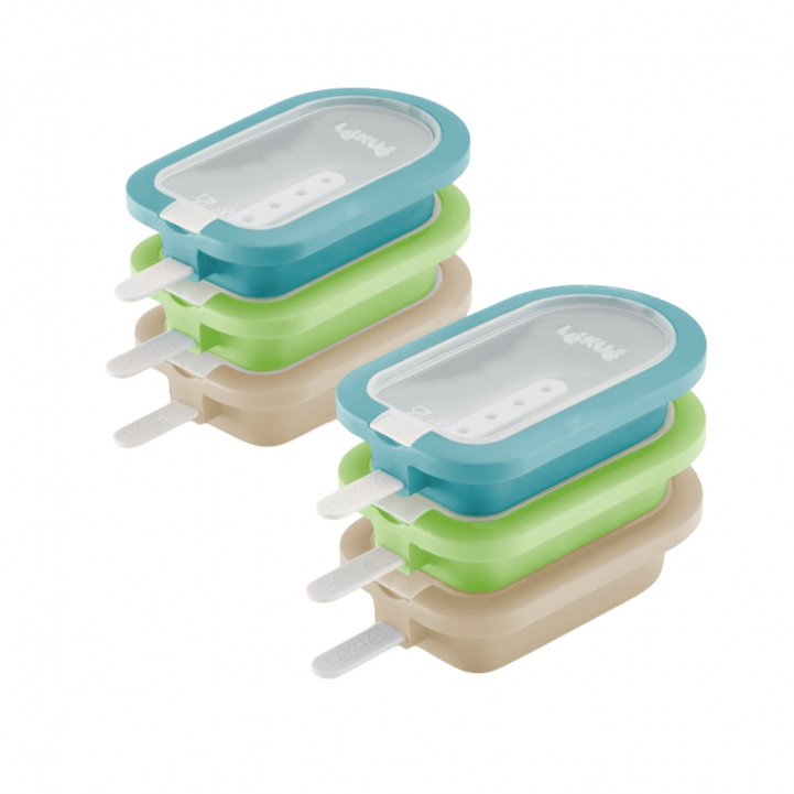 Sett med 6 Isformer i Sydeuropeisk Design i gruppen Husholdning & Kjøkken / Kjøkkenutstyr / Kjøkkenredskap hos Campmarket (83568)