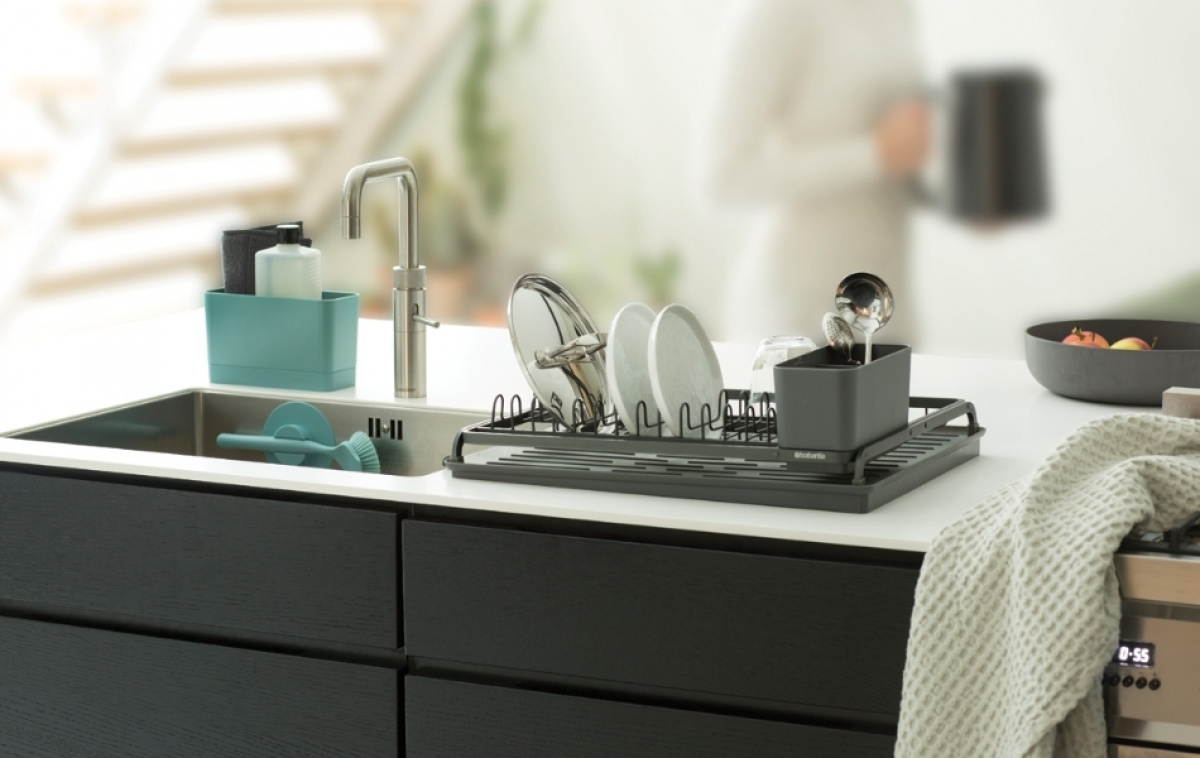 Kompakt Oppvaskstativ i gruppen Husholdning & Kjøkken / Vask, Rengjøring & Oppvask / Oppvaskstativ hos Campmarket (83574)