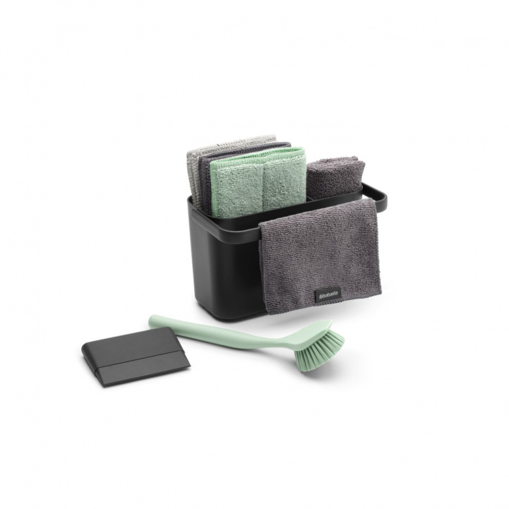 Rengjøringssett med Bøtte og 7 deler i gruppen Husholdning & Kjøkken / Vask, Rengjøring & Oppvask / Rengjøring hos Campmarket (83578)