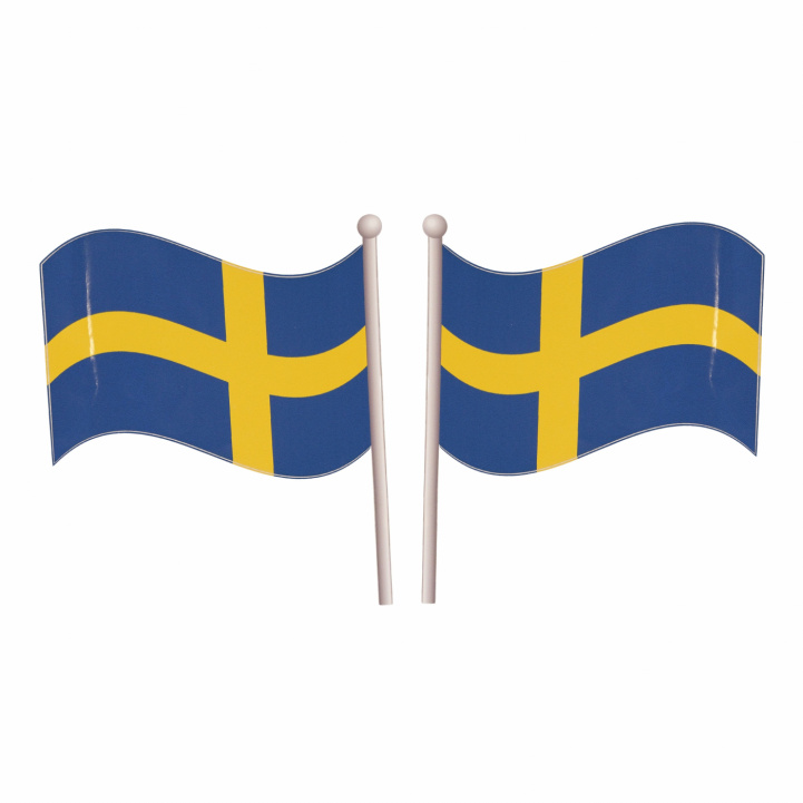 Flaggklistremerke Sverige 14x17 cm høyre & venstre i gruppen hos Campmarket (83613)