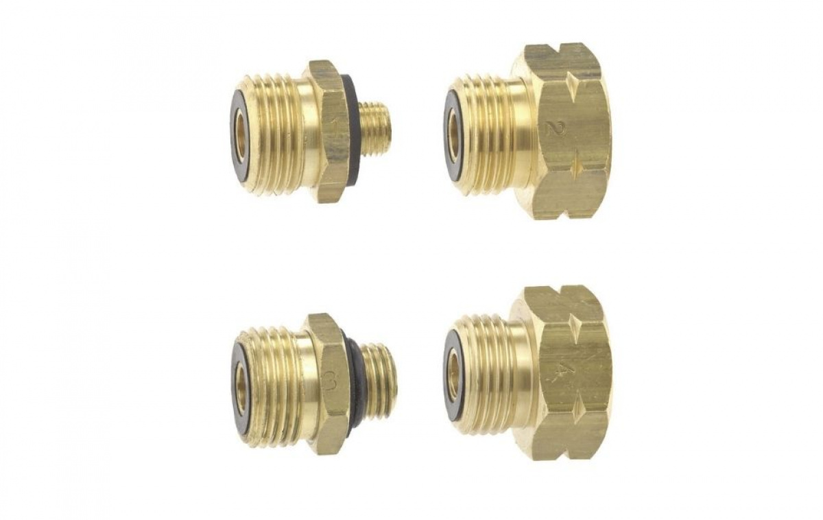 Europa gassadaptersett i gruppen Campingvogn & Bobilt / Gass og tilbehør / Gasskoblinger hos Campmarket (83722)