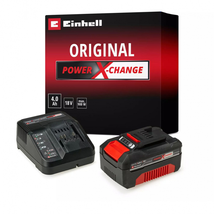 Einhell Batteri 18V 4Ah Startsett C1 i gruppen Campingvogn & Bobilt / Elektronikk / Batterier & Omformere / Batterier hos Campmarket (83760)