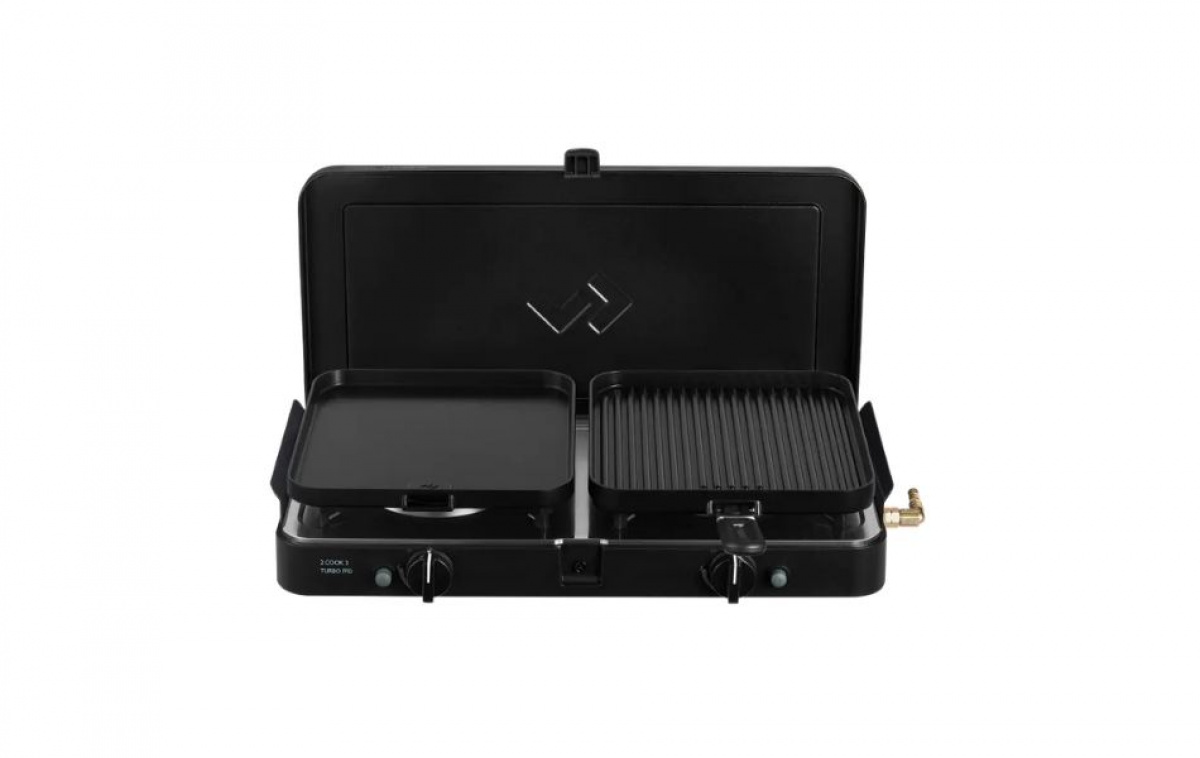 Cadac Gasskomfyr 2-Cook Turbo FFD Deluxe i gruppen Husholdning & Kjøkken / Kjøkkenapparater / Gasskomfyr hos Campmarket (83819)