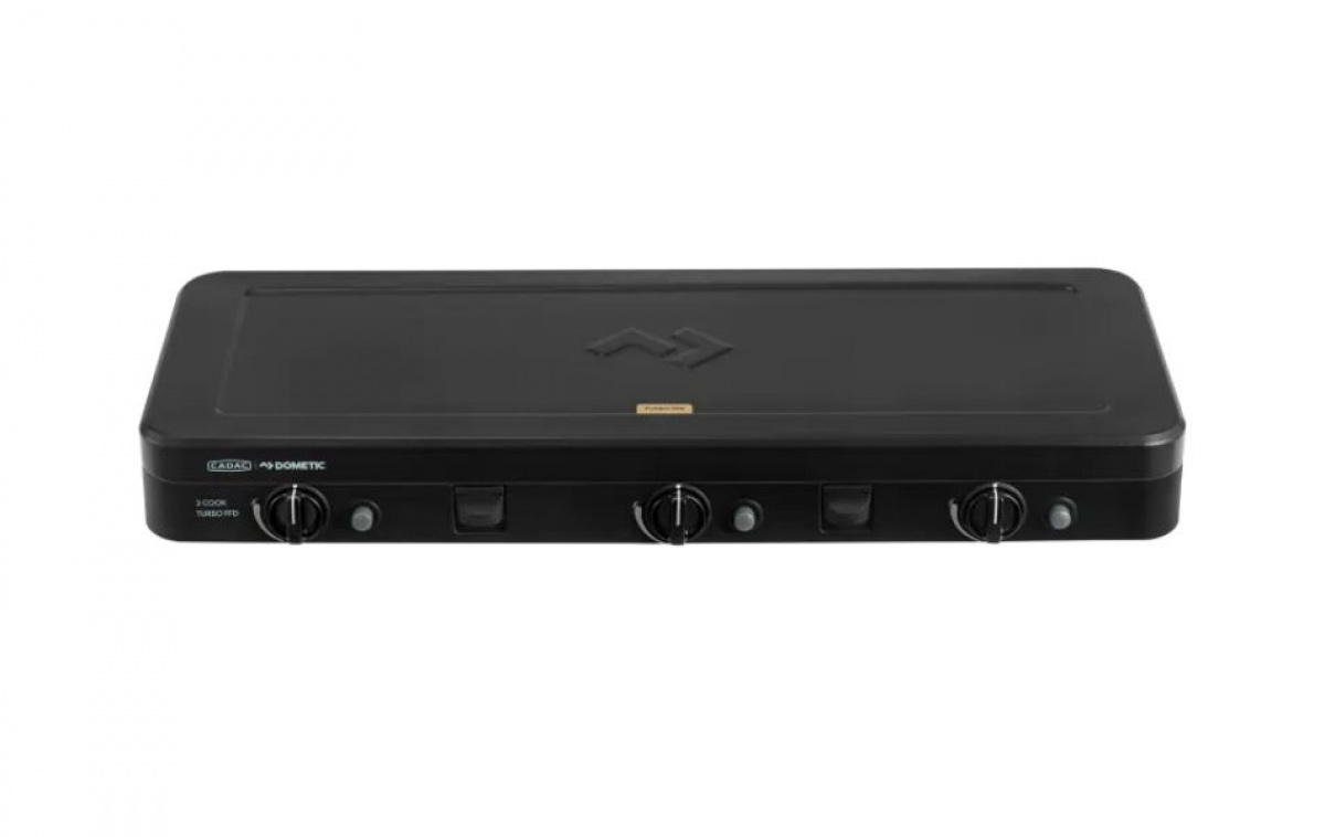 Cadac Gasskomfyr 3-Cook Turbo FFD Deluxe i gruppen Husholdning & Kjøkken / Kjøkkenapparater / Gasskomfyr hos Campmarket (83820)