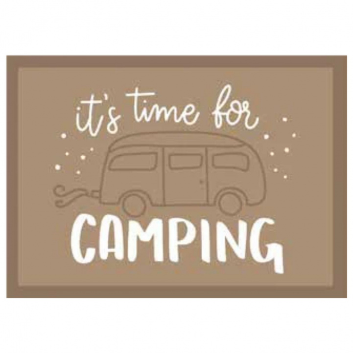 Dørmatte It’s Time For Camping Beige i gruppen Hjem & Innredning / Dørmatter hos Campmarket (83828)