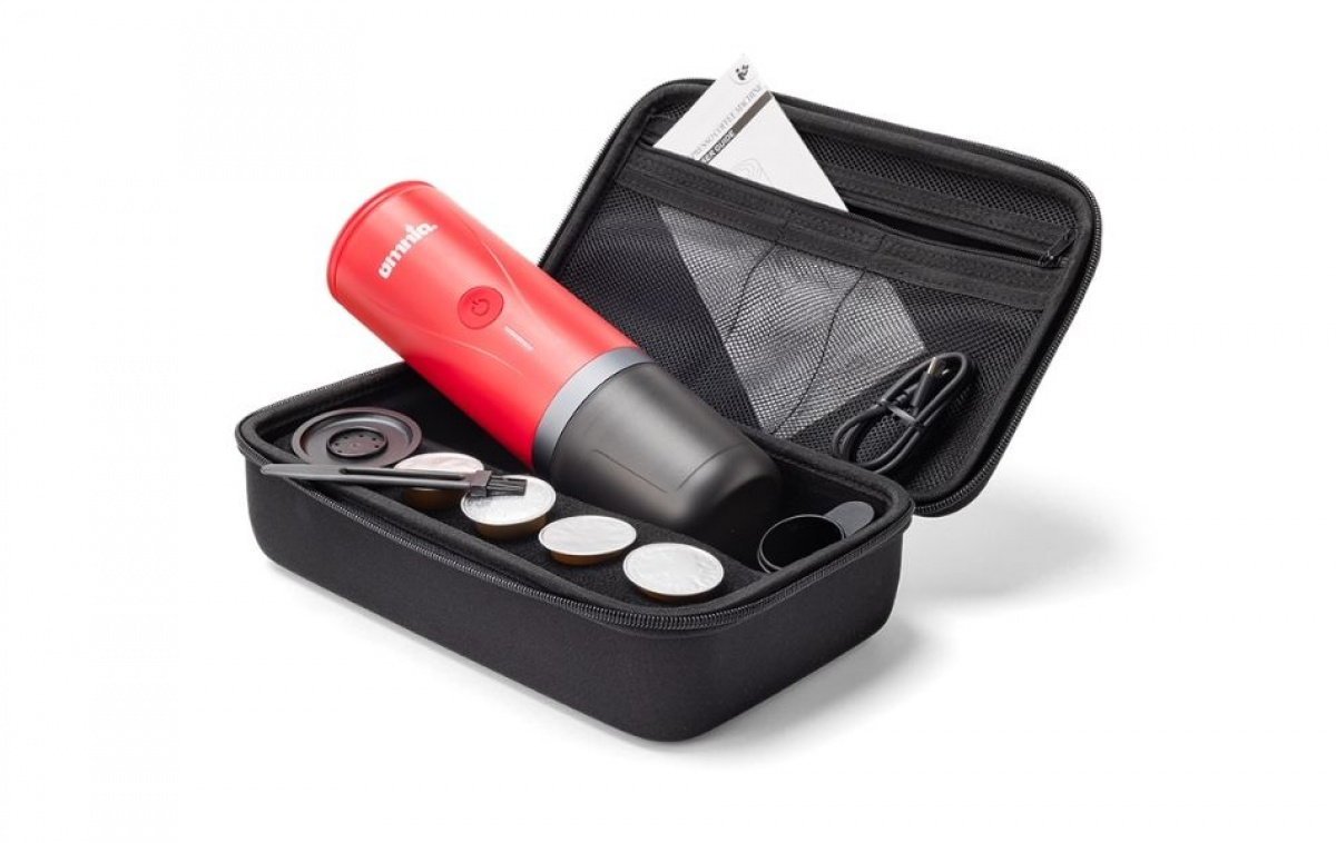 Omnia espressomaskin On The Go i gruppen Husholdning & Kjøkken / Kjøkkenapparater / Kaffe-/vannkoker hos Campmarket (83980)