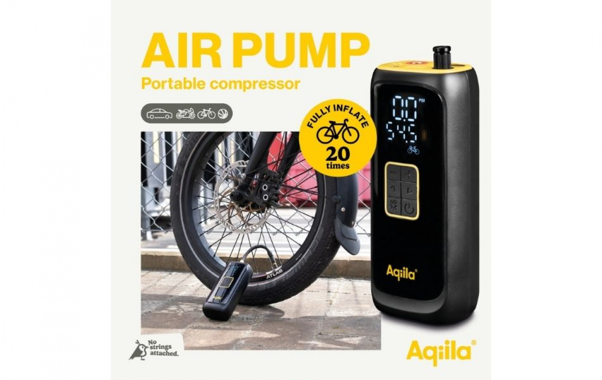 Aqiila Airbird C4 Bærbar kompressor 4000mAh Svart i gruppen Annet / For Bilen hos Campmarket (83992)