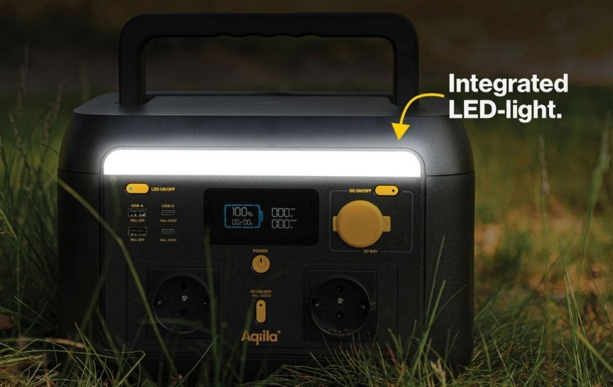 Aqiila Powerbird Powerstation S1000V2 i gruppen Campingvogn & Bobilt / Elektronikk / Elsentraler & Elverk / Strømgenerator hos Campmarket (83995)
