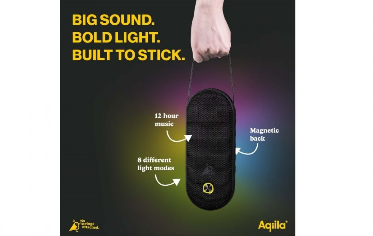 Aqiila Soundbird CM Bluetooth-høyttaler Magnet 4000mAh i gruppen Campingvogn & Bobilt / Elektronikk / TV, Bilde & Lyd / Høyttaler hos Campmarket (84002)