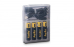 Aqiila Oppladbare AAA-Batterier USB-C 4pk